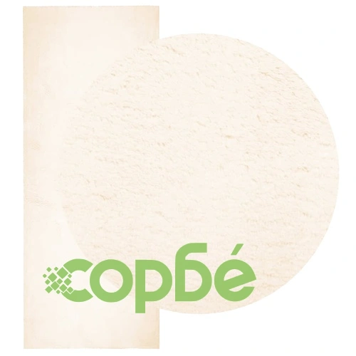 Килим HUARTE с къс косъм 100% полиестер, кремав, 80x200 см ➤ топ цена ➤ sorbe.bg