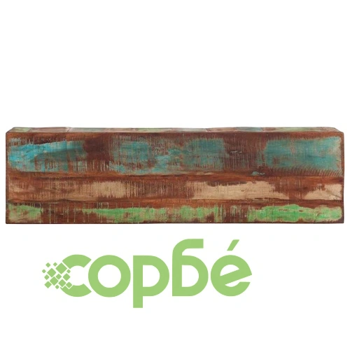 Конзолна маса от регенерирано дърво и желязо, 110x30x75 см ➤ топ цена ➤ sorbe.bg