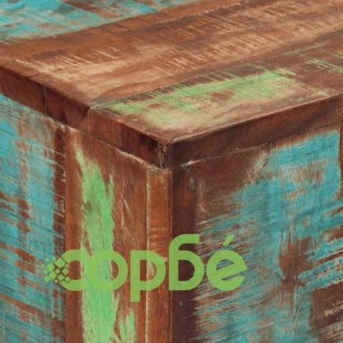 Конзолна маса от регенерирано дърво и желязо, 110x30x75 см ➤ топ цена ➤ sorbe.bg