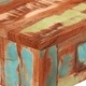 Конзолна маса от масивно регенерирано манго дърво, 110x30x76 см, рустик дизайн
