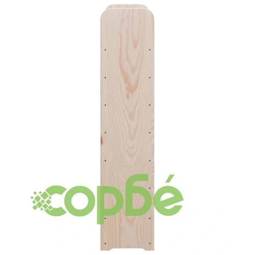 Поставка за вино от масивна чамова дървесина 72,5x25x111,5 см за 63 бутилки ➤ топ цена ➤ sorbe.bg