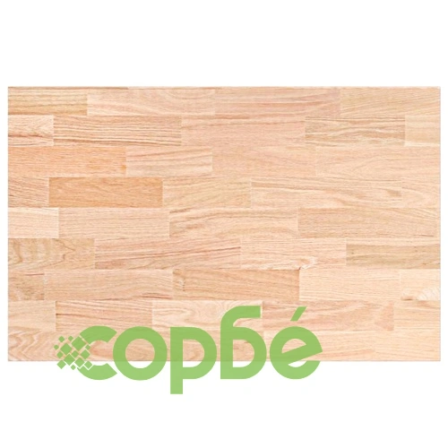 Кухненски работен плот от масивен дъб, 100x63,5x2,7 см, правоъгълен ➤ топ цена ➤ sorbe.bg