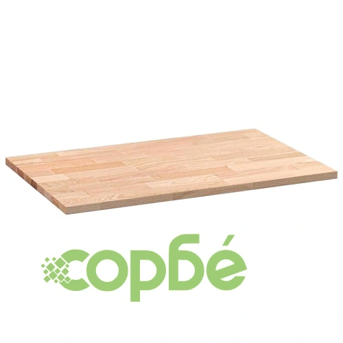 Кухненски работен плот от масивен дъб, 100x63,5x2,7 см, правоъгълен ➤ топ цена ➤ sorbe.bg