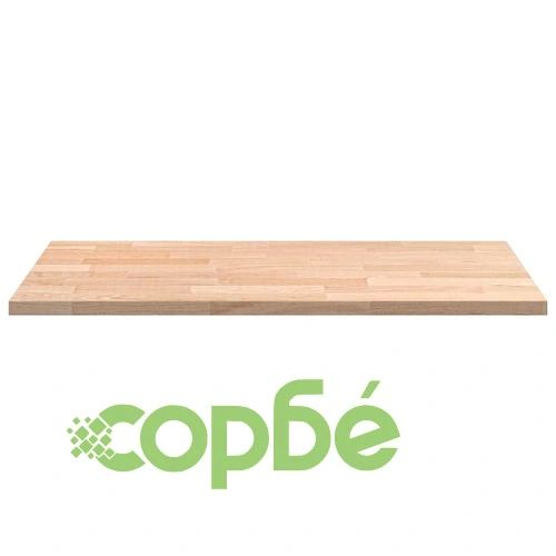 Кухненски работен плот от масивен дъб, 100x63,5x2,7 см, правоъгълен ➤ топ цена ➤ sorbe.bg