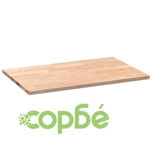 Кухненски работен плот от масивен дъб, 100x63,5x2,7 см, правоъгълен ➤ топ цена ➤ sorbe.bg