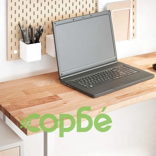 Плот за бюро 160x50x2,5 см масивен дъб необработен правоъгълен ➤ топ цена ➤ sorbe.bg