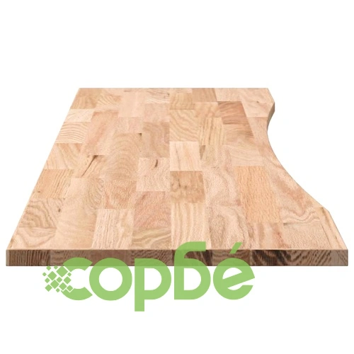 Плот за бюро 160x50x2,5 см масивен дъб необработен правоъгълен ➤ топ цена ➤ sorbe.bg