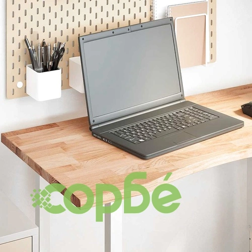 Плот за бюро от масивен дъб 100x60x2,5 cm, необработен, правоъгълен ➤ топ цена ➤ sorbe.bg