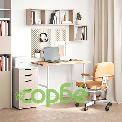 Плот за бюро от масивен дъб 100x60x2,5 cm, необработен, правоъгълен ➤ топ цена ➤ sorbe.bg