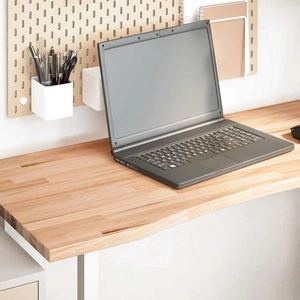 Плот за бюро от масивен дъб 120x60x2,5 cm - необработен, правоъгълен