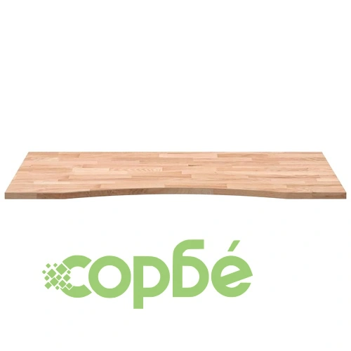 Плот за бюро от масивен дъб 120x60x2,5 cm - необработен, правоъгълен ➤ топ цена ➤ sorbe.bg