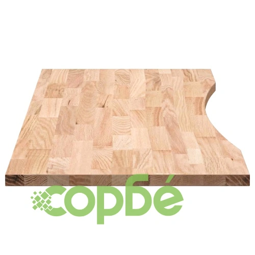 Плот за бюро от масивен дъб 120x60x2,5 cm - необработен, правоъгълен ➤ топ цена ➤ sorbe.bg