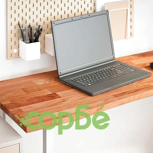 Плот за бюро от масивен дъб, светлокафяв, 160x50x2,5 см, правоъгълен ➤ топ цена ➤ sorbe.bg