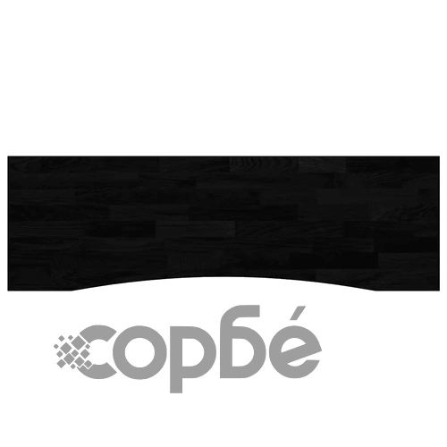 Плот за бюро от масивен дъб, тъмнокафяв, 160x50x2,5 см, правоъгълна форма ➤ топ цена ➤ sorbe.bg