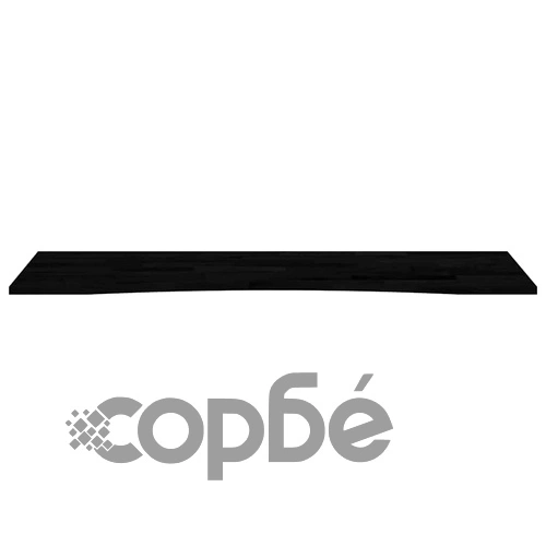 Плот за бюро от масивен дъб, тъмнокафяв, 160x50x2,5 см, правоъгълна форма ➤ топ цена ➤ sorbe.bg