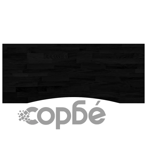 Плот за бюро от масивен дъб, тъмнокафяв, 120x60x2,5 см, правоъгълен ➤ топ цена ➤ sorbe.bg