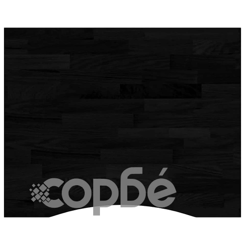 Плот за бюро от масивен дъб, тъмнокафяв, 100x80x2,5 см, правоъгълен ➤ топ цена ➤ sorbe.bg