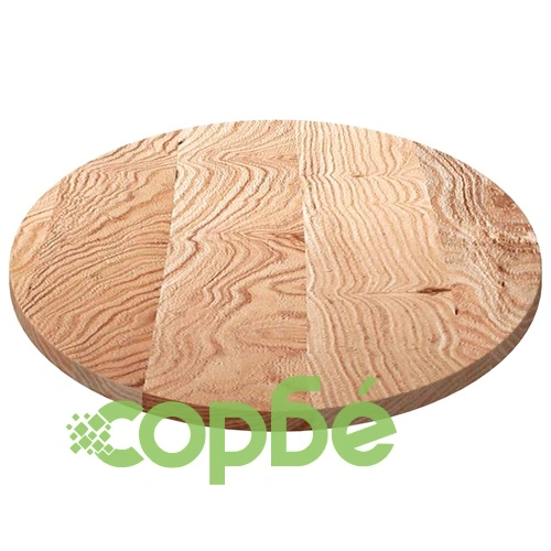 Плот за маса от масивно дъбово дърво, овален, 120x60x2 см ➤ топ цена ➤ sorbe.bg