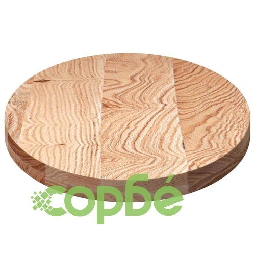 Овален плот за маса от масивно дъбово дърво, 100x50x4 см ➤ топ цена ➤ sorbe.bg