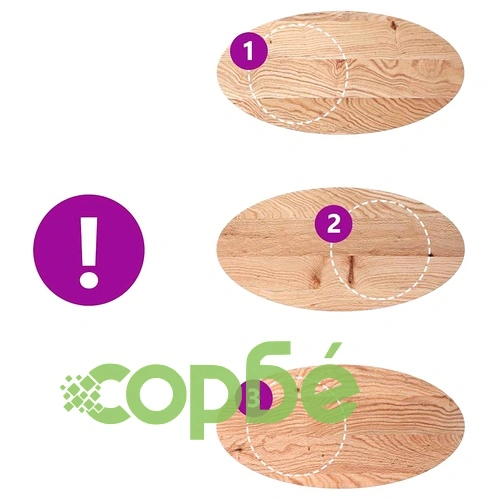 Овален плот за маса от масивно дъбово дърво, 100x50x4 см ➤ топ цена ➤ sorbe.bg