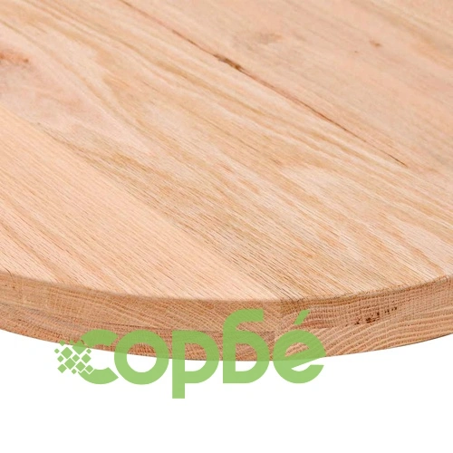 Овален плот за маса от масивно дъбово дърво, 120x60x4 см ➤ топ цена ➤ sorbe.bg