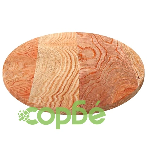 Овален плот за маса от масивен дъб, светлокафяв, 120x60x2 см ➤ топ цена ➤ sorbe.bg