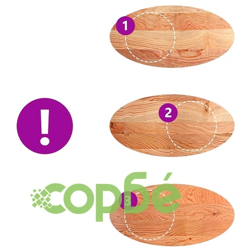 Овален плот за маса от масивен дъб, светлокафяв, 120x60x2 см ➤ топ цена ➤ sorbe.bg