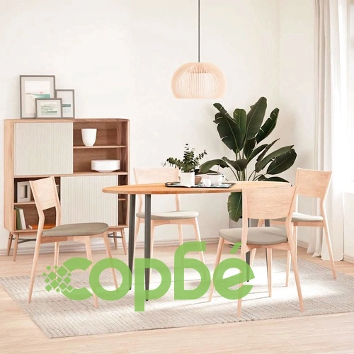 Овален плот за маса от масивен дъб, светлокафяв, 140x60x2 см ➤ топ цена ➤ sorbe.bg