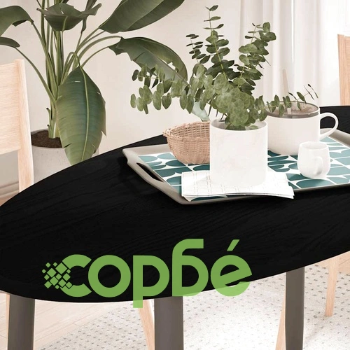 Овален плот за маса от масивен дъб, тъмнокафяв, 120x60x2 см ➤ топ цена ➤ sorbe.bg