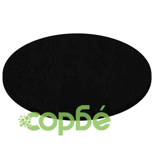 Овален плот за маса от масивен дъб, тъмнокафяв, 120x60x2 см ➤ топ цена ➤ sorbe.bg