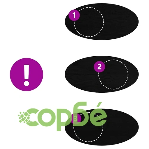 Овален плот за маса от масивен дъб, тъмнокафяв, 120x60x2 см ➤ топ цена ➤ sorbe.bg