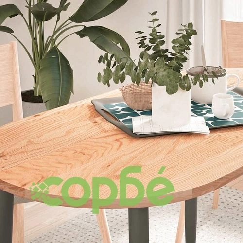 Овален плот за маса от масивно дъбово дърво, 120x60x2 см ➤ топ цена ➤ sorbe.bg