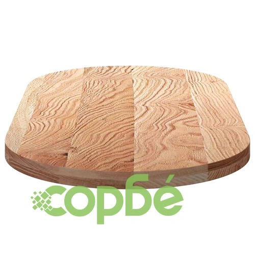 Овален плот за маса от масивно дъбово дърво, 120x60x4 см ➤ топ цена ➤ sorbe.bg