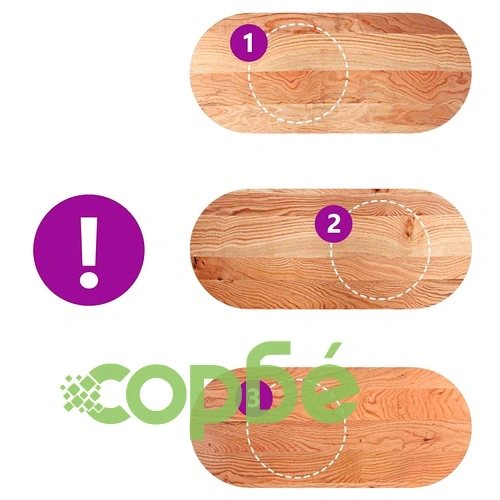 Овален плот за маса от масивен дъб, светлокафяв, 140x60x2 см ➤ топ цена ➤ sorbe.bg