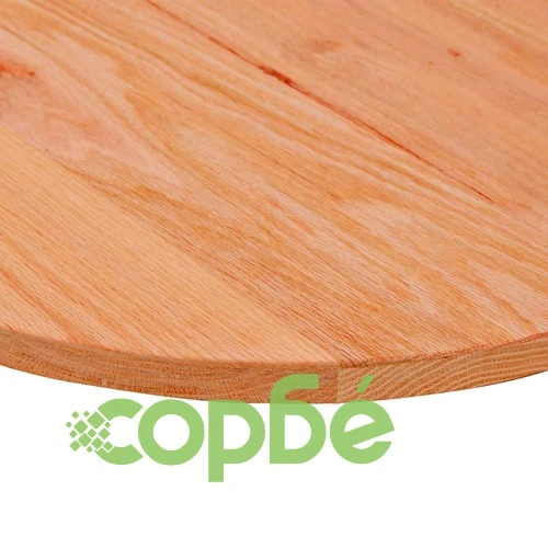 Овален плот за маса от масивен дъб, светлокафяв, 140x60x2 см ➤ топ цена ➤ sorbe.bg
