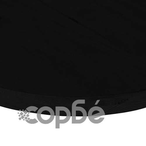 Овален плот за маса от масивен дъб, тъмнокафяв, 140x60x4 см ➤ топ цена ➤ sorbe.bg