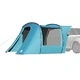 Автомобилна палатка за къмпинг Blue Waterproof 335x352x217 см от полиестер с PU покритие