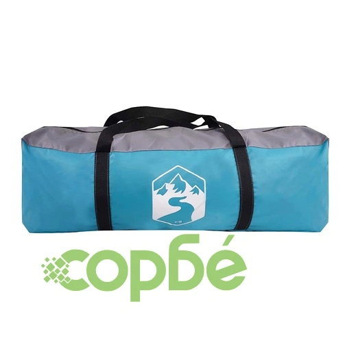 Автомобилна палатка за къмпинг Blue Waterproof 335x352x217 см от полиестер с PU покритие ➤ топ цена ➤ sorbe.bg