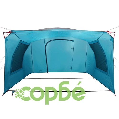 Автомобилна палатка за къмпинг Blue Waterproof 335x352x217 см от полиестер с PU покритие ➤ топ цена ➤ sorbe.bg