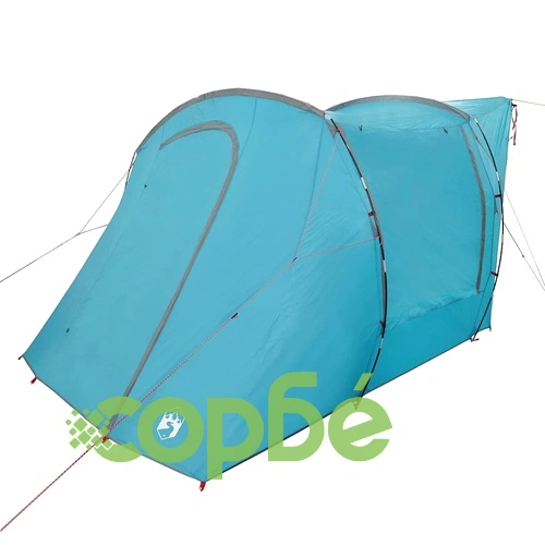 Автомобилна палатка за къмпинг Blue Waterproof 335x352x217 см от полиестер с PU покритие ➤ топ цена ➤ sorbe.bg