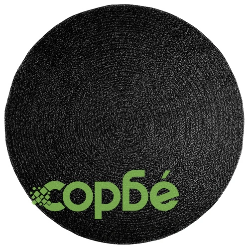 Кръгъл килим ZIZUR,  160 см, визия юта, полипропилен, за закрито и открито пространство ➤ топ цена ➤ sorbe.bg