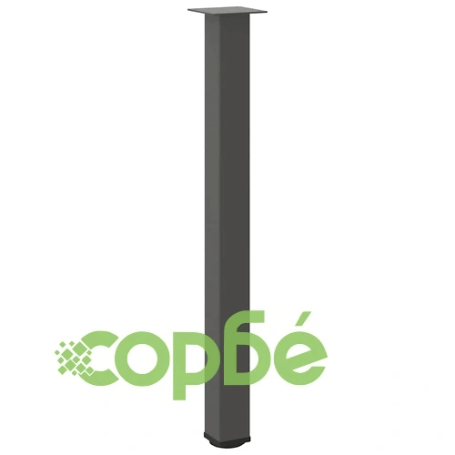 Крака за бар маса от стомана, 4 бр., антрацит, 90-92 см, регулируеми ➤ топ цена ➤ sorbe.bg