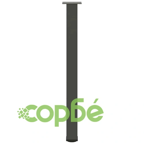 Крака за бар маса от стомана, 4 бр., антрацит, 90-92 см, регулируеми ➤ топ цена ➤ sorbe.bg