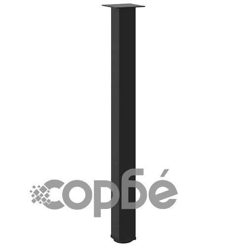 Крака за бар маса от стомана, 4 бр., черни, 100-102 см, регулируеми ➤ топ цена ➤ sorbe.bg