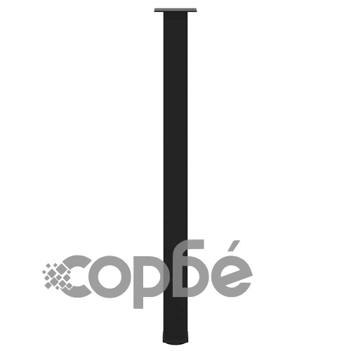 Крака за бар маса 4 бр. черни 110-112 см от прахово боядисана стомана ➤ топ цена ➤ sorbe.bg