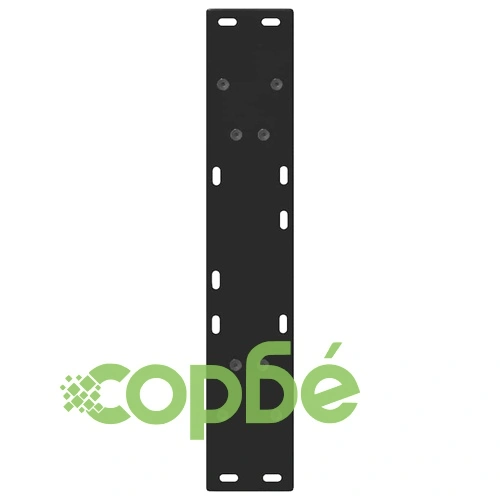 V-образни крака за холна маса 2 бр, черни, 50x(72-73)см, стоманени ➤ топ цена ➤ sorbe.bg