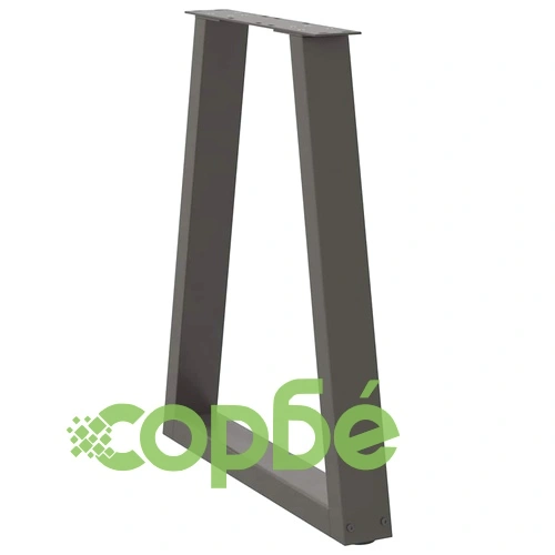 V-образни крака за холна маса, 2 бр., антрацит, 50x(72-73) см, стомана ➤ топ цена ➤ sorbe.bg