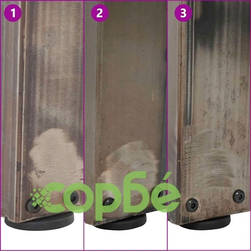 Крака за трапезна маса V-образна форма 2 бр. стомана 50x(72-73,3) см ➤ топ цена ➤ sorbe.bg