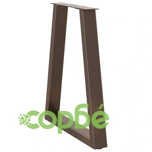 Крака за трапезна маса V-образна форма 2 бр. стомана 50x(72-73,3) см ➤ топ цена ➤ sorbe.bg