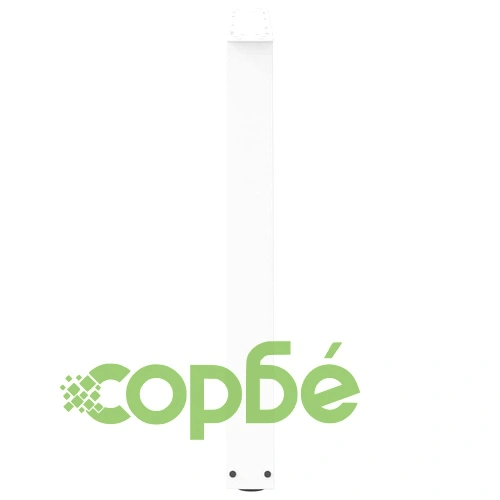 Крака за трапезна маса V-образна форма 2 бр. 100x(72-73,3) см от стомана в бяло ➤ топ цена ➤ sorbe.bg